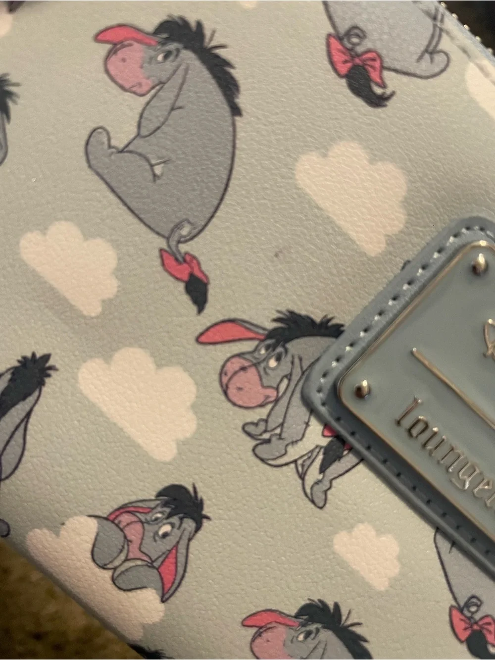 Loungefly Disney Eeyore AOP Zip Around Wallet